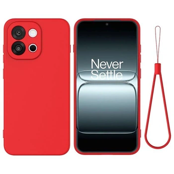 Силиконовый (TPU) чехол Deexe Silicone Case для OnePlus Nord 6 - Red