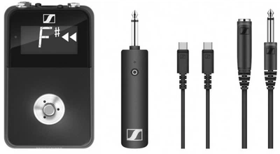 Cyfrowy bezprzewodowy system instrumentalny Sennheiser XSW-D Pedalboard Set 2.4 GHz z odbiornikiem-tunerem i nadajnikiem Jack 6.3 mm (4044155240528)
