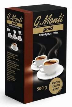 Кава мелена G.Monti Gold 500 г