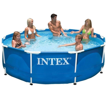 Каркасный бассейн Intex 28200 Metal Frame 305х76 см объем воды 4485 лит