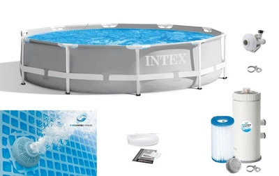 Каркасный бассейн Intex 26706SC Prism Frame Pool 305х99 см с фильтр-насосом Объем 6500 лит