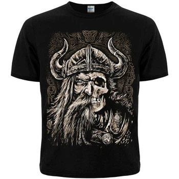 Футболка Viking (наполовину обличчя, наполовину череп), Розмір S