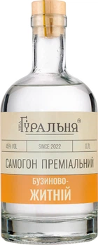 Самогон премиальный Біла Гуральня Бузиново-ржаной 0.7 л 45% (4820273780012)