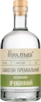 Самогон преміальний Біла Гуральня Бузиново-ячмінний 0.7 л 45% (4820273780029)