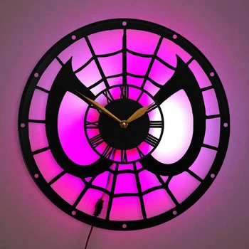 Годинник Spider-Man з LED-підсвіткою, годинник Spiderman, подарунок Spider-Man