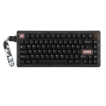 Беспроводная механическая клавиатура CIDOO QK75 Black (Tri-Mode / Gasket Mount / Hot-Swap / RGB)