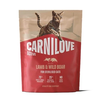 Сухий корм для стерилізованих котів Carnilove Active Cat Lamb & Wild Boar Sterilised ягня і дикий кабан 400 г