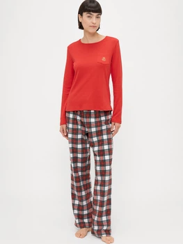 Пижама (лонгслив + штаны) женская хлопковая Ralph Lauren 942517958 L Разные цвета (1159863744)