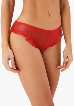 Женские трусы (полупрозрачная сеточка) ТМ«INDENA» Арт.90719 XL Красный