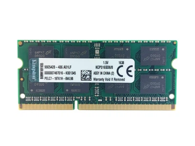 Оперативна пам'ять для ноутбука SODIMM Kingston DDR3 8Gb 1600MHz PC3-12800S (KCP316SD8/8) 14974 Б/У