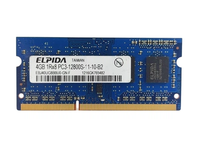 Оперативная память для ноутбука SODIMM Elpida DDR3 4Gb 1600MHz PC3-12800S (EBJ40UG8BBU0-GN-F) 14944 Б/У
