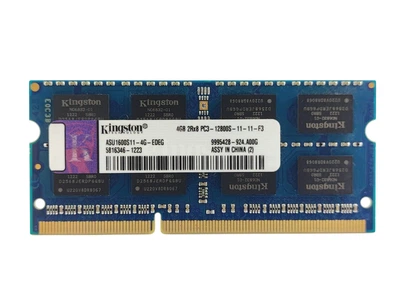 Оперативна пам'ять для ноутбука SODIMM Kingston DDR3 4Gb 1600MHz PC3-12800S (ASU1600S11-4G-EDEG) 14949 Б/У