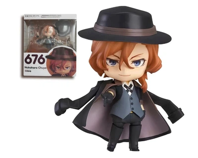 Коллекционная аниме фигурка Chuya Nakahara Nendoroid 676 10 см Bungo Stray Dogs – статуэтка Чуя Накахара (Проза бродячих псов)
