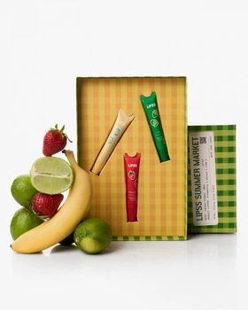 Подарочный лимитированный набор для губ LIPSS Summer lip gloss set