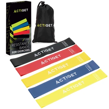 Резинки для фитнеса Actiget Mini Power Band набор 5 шт 1-20 кг ACT0104