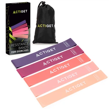 Резинки для фитнеса Actiget Mini Power Band набор 5 шт 1-20 кг ACT0105