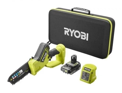Пила цепная аккумуляторная Ryobi one+ hp ry18psx15a-120t 18b 1х2А·ч зу шина 15см бесщеточная 6м/с 1.19кг кейс 5133005899