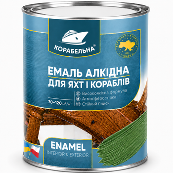 Эмаль алкидная Корабльная ПФ-115 Зеленая 2,8кг