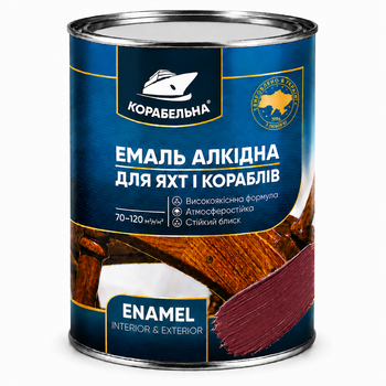 Эмаль алкидная Корабльная ПФ-115 Вишневая 2,8кг