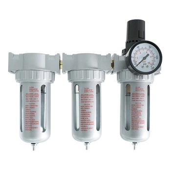 Блок підготовки повітря 3 щаблі PROFI 1/4" AIRKRAFT AFRLL802