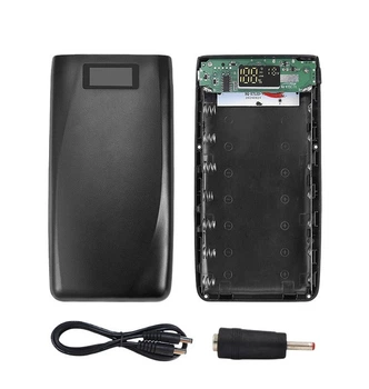 DIY модуль павербанка 18650 с USB Type-C дисплеем и регулируемым DC выходом 5-12V без аккумуляторов U9721