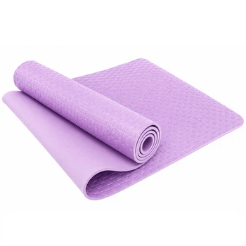 Коврик для фитнеса и йоги фиолетовый SP-Sport Eco Friendly Yoga Mat 8534 размер 183x61x0,7см