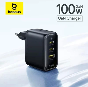 Сетевое зарядное устройство Baseus EnerFill FE22 100W 2x USB-C USB-A