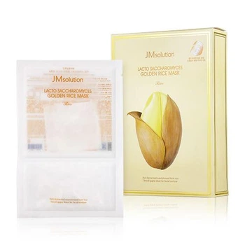 Тканевая маска с ферментированными компонентами JMsolution Lacto Saccharomyces Golden Rice Mask