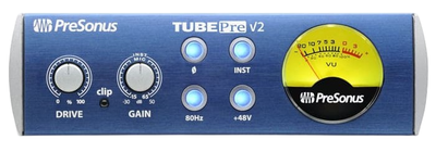 Мікрофонний передпідсилювач PreSonus TubePre V2 (673454001673)