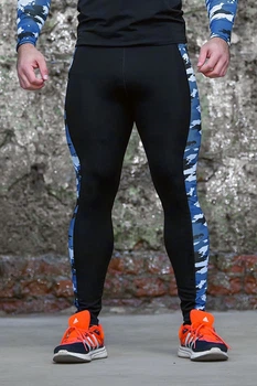 Тайтсы чоловічі Totalfit G4-P41 L чорний з синім
