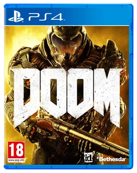 Игра DOOM для PS4 (Blu-ray диск) RU Б/У