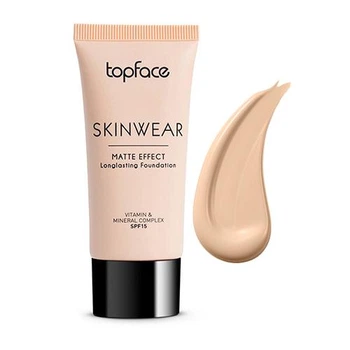 Тональный крем для лица Topface SkinWear Matte Effect Longlasting Foundation с матовым эффектом 001 Ivory Слоновая кость 30 мл
