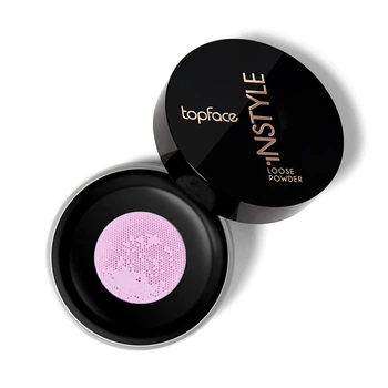Рассыпчатая пудра для лица Topface Instyle Loose Powder для фиксации макияжа 105 Pink Star Нежно-розовый 10 г