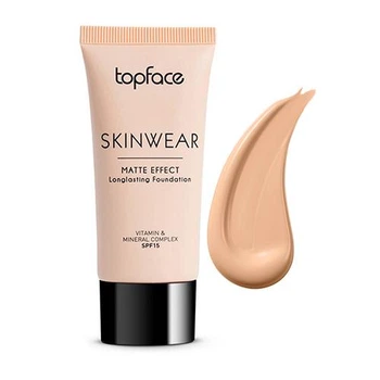 Тональний крем для обличчя Topface SkinWear Matte Effect Longlasting Foundation з матовим ефектом 003 Light Pink Beige Світло-бежевий з рожевим підтоном 30 мл
