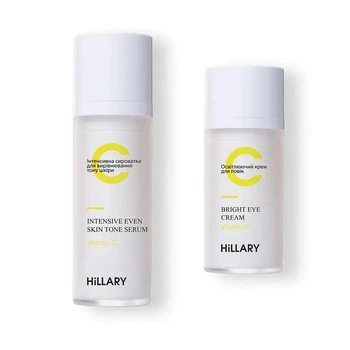 Интенсивная сыворотка + Осветляющий крем для век с витамином С Hillary Vitamin С