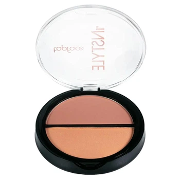 Двойные румяна для лица TopFace Instyle Twin Blush On 007 Розово-персиковый сатиновый и персиковый сатиновый 10 г