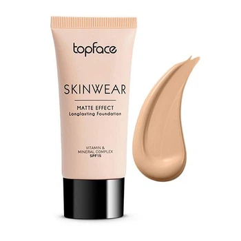 Тональный крем для лица Topface SkinWear Matte Effect Longlasting Foundation с матовым эффектом 002 Light Beige Светло-бежевый 30 мл