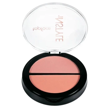 Двойные румяна для лица TopFace Instyle Twin Blush On 002 Розовый сатиновый и кораллово-розовый сатиновый 10 г