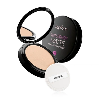 Пудра для лица TopFace Skin Editor Matte Finishing Powder для ровного тона кожи 004 Warm Beige Бежевый 10 г