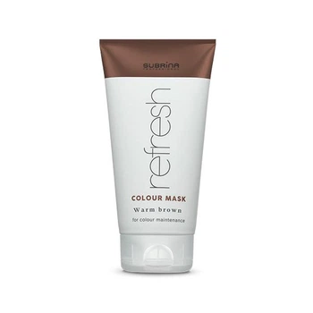 Живильна тонувальна маска для волосся Subrina Professional Refresh Color Mask Warm Brown Теплий коричневий 150 мл