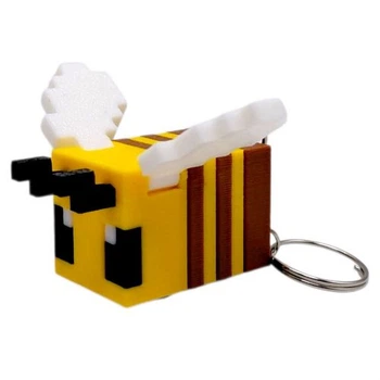 3D Брелоки MINECRAFT / Майнкрафт BEE/ Пчелка KEYCHAIN, 3D печать