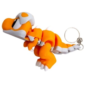 3D Брелоки CUTE BABY T-REX / Тиранозавр KEYCHAIN, 3D печать