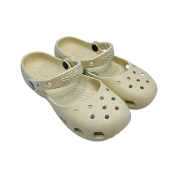 Жіночі крокси Crocs Classic Ballet Бежеві W7/37-38/23см
