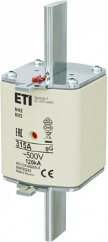 Запобіжник NH-2/gG 315A 500V KOMBI ETI (4185222)