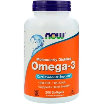Омега-3 риб'ячий жир, Omega-3 Fish Oil, NOW Foods, 200 капсул