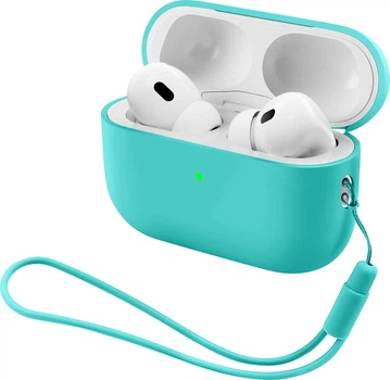 Чехол ArmorStandart Silicone Case with straps для Apple AirPods Pro 3 Mint (ARM91282)
