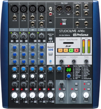 Аналоговий мікшер PreSonus StudioLive Mixer AR8c USB (673454008627)