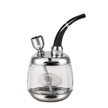 Мини-кальян Бонг Zhenxing Yandou Amrita HL2761 Silver с водяным фильтром