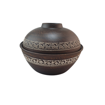 Хлебница глиняная 6л (ангоб) KR5166-3
