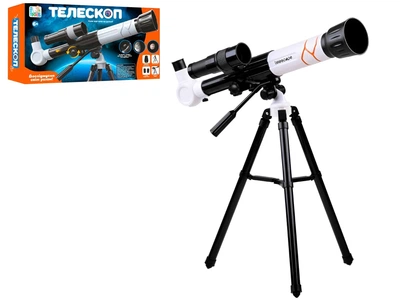 Дитячий телескоп Limo Toy 39 х 47 х 34 см, штатив-тринога, білий (SK 0031 AB)